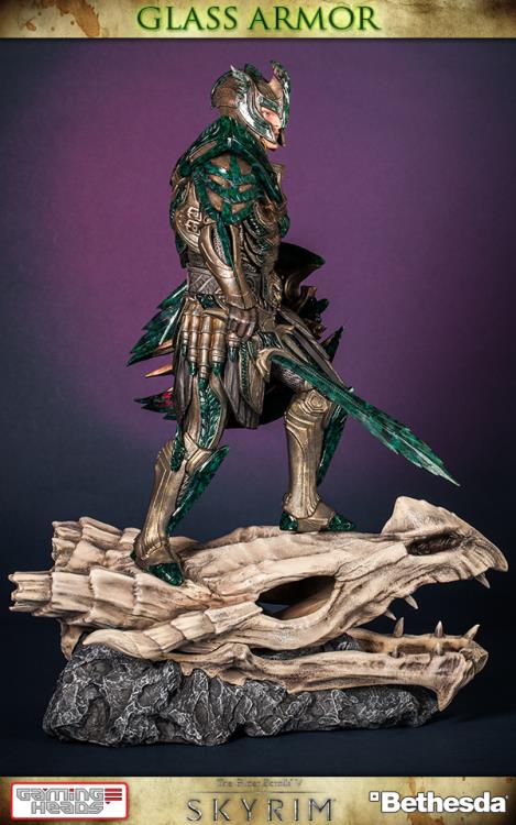 The Elder Scrolls V: Skyrim Glass Armor Limited Edition Statue Gallery Image 9