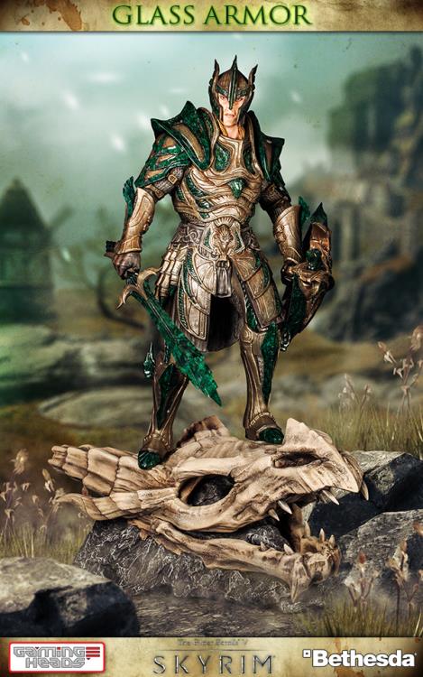 The Elder Scrolls V: Skyrim Glass Armor Limited Edition Statue Gallery Image 7