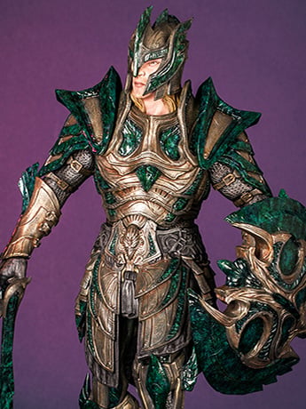 The Elder Scrolls V: Skyrim Glass Armor Limited Edition Statue Gallery Image 3