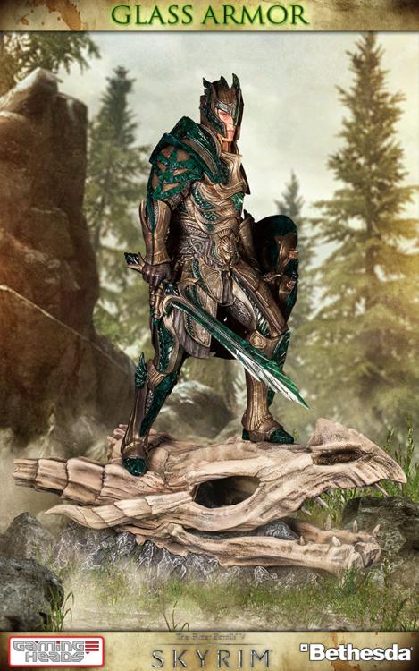 The Elder Scrolls V: Skyrim Glass Armor Limited Edition Statue Gallery Image 8
