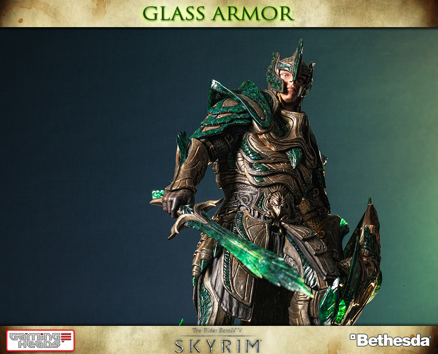 The Elder Scrolls V: Skyrim Glass Armor Limited Edition Statue Gallery Image 29