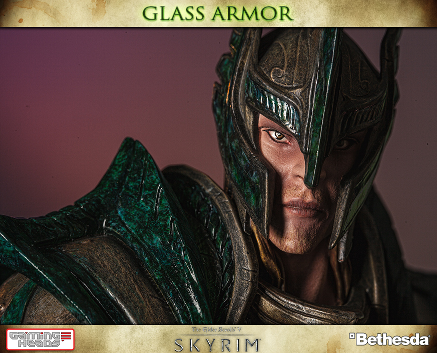 The Elder Scrolls V: Skyrim Glass Armor Limited Edition Statue Gallery Image 4