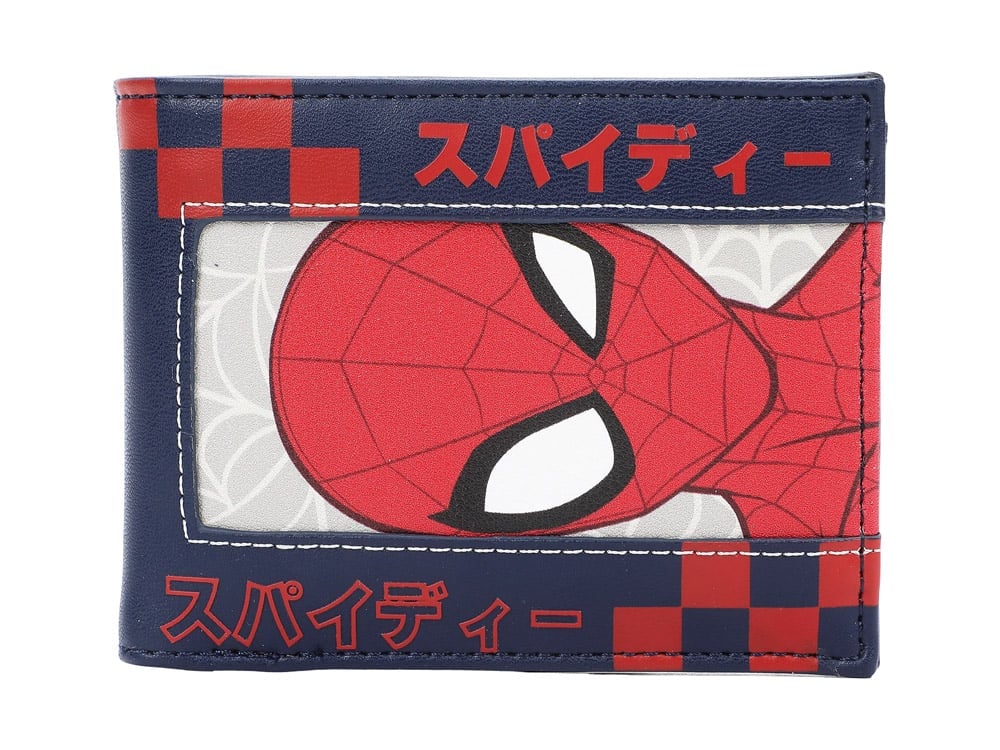 Marvel Spider-Man Classic Spidey & Kanji Bi-Fold Wallet Gallery Image 1