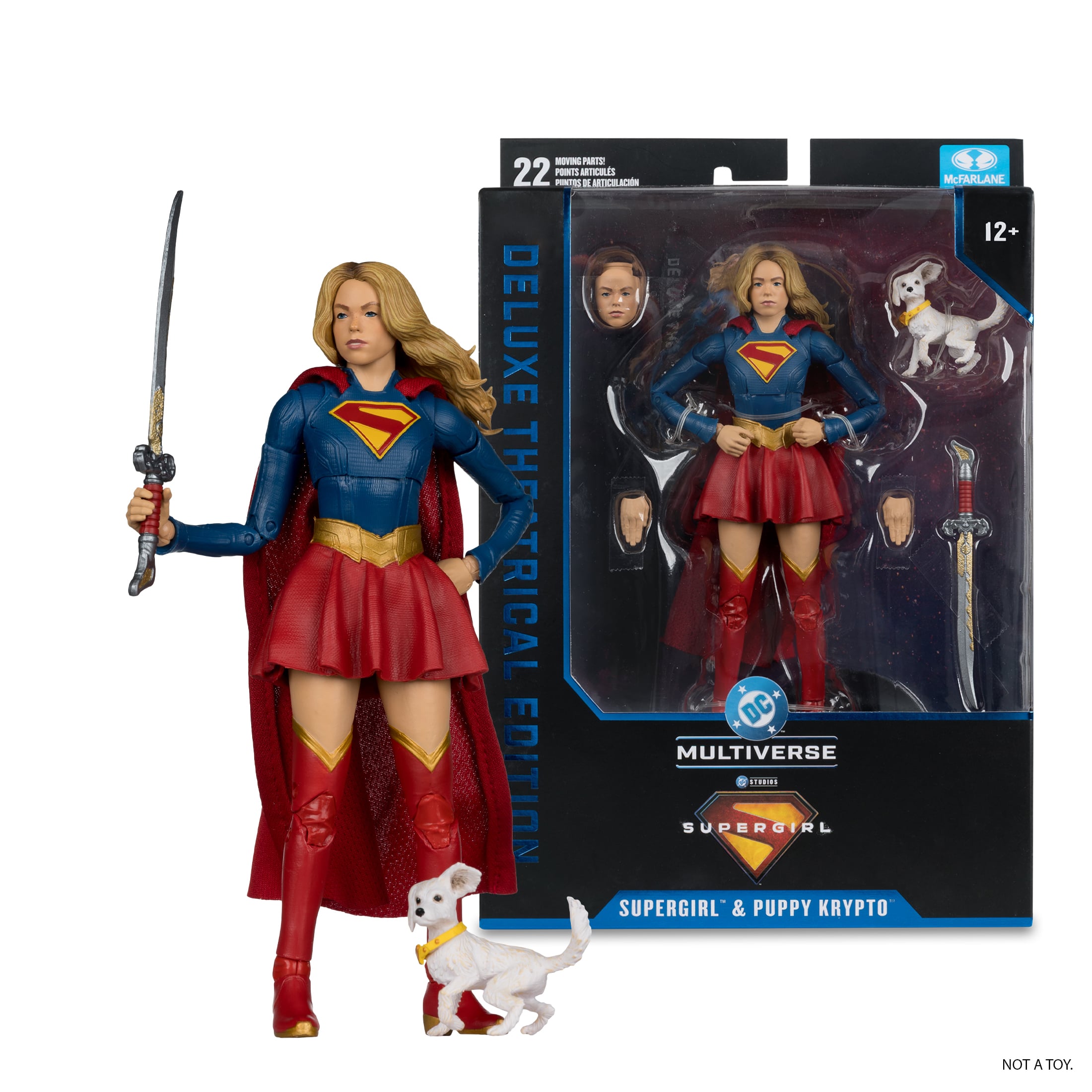 Supergirl (2026) DC Multiverse Supergirl & Puppy Krypto (Deluxe Theatrical Edition) Action Figure Gallery Image 8