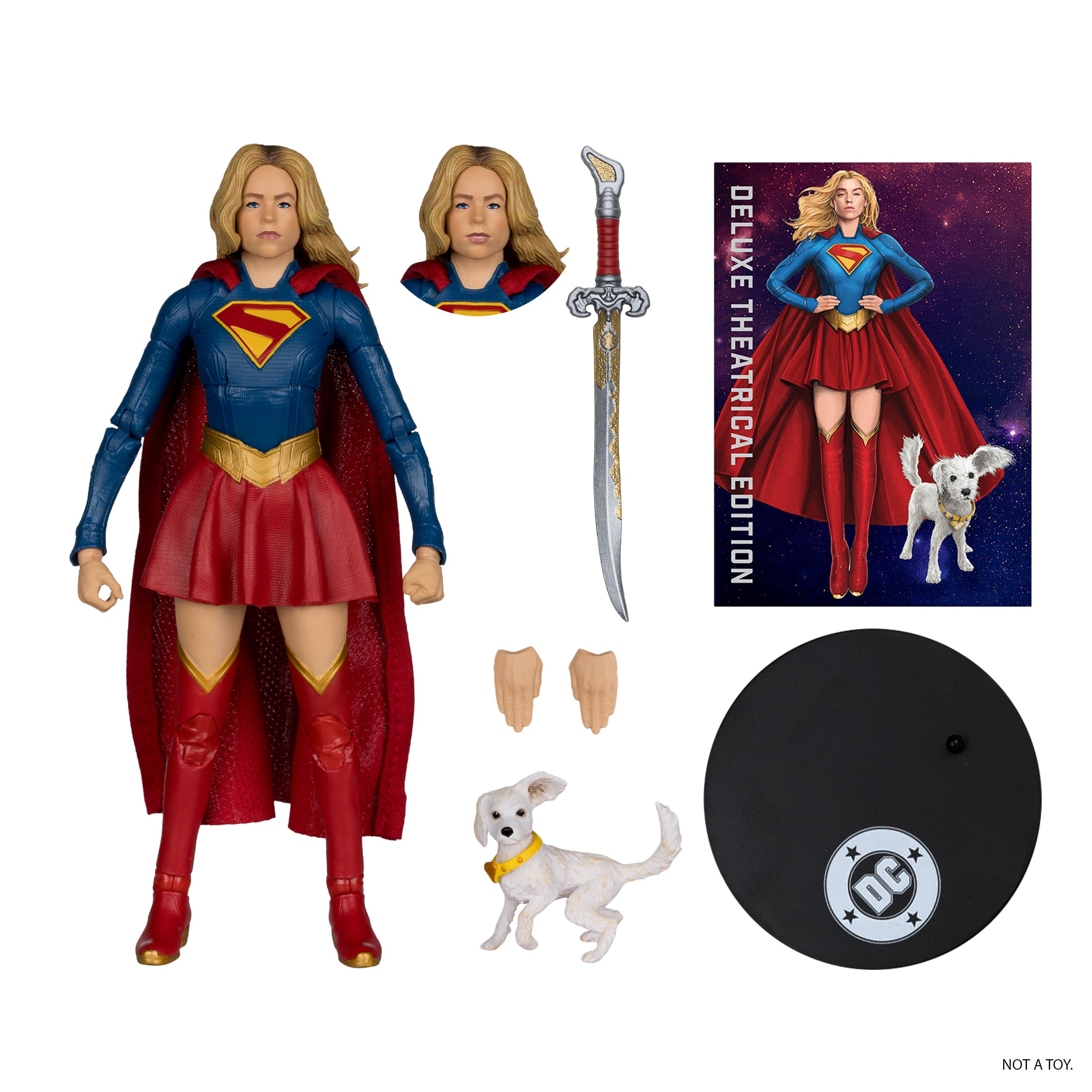 Supergirl (2026) DC Multiverse Supergirl & Puppy Krypto (Deluxe Theatrical Edition) Action Figure Gallery Image 7