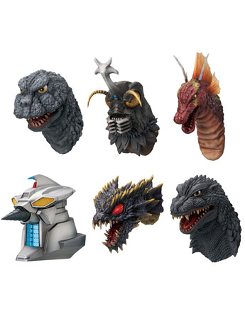 Godzilla Ichibansho Zakka Monster Head Magnet (The Biography of