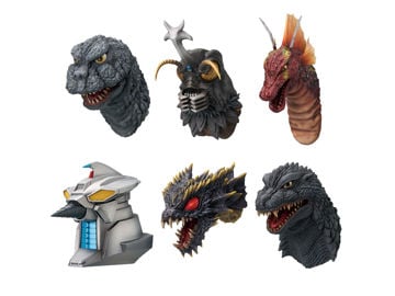Godzilla Ichibansho Zakka Monster Head Magnet (The Biography of