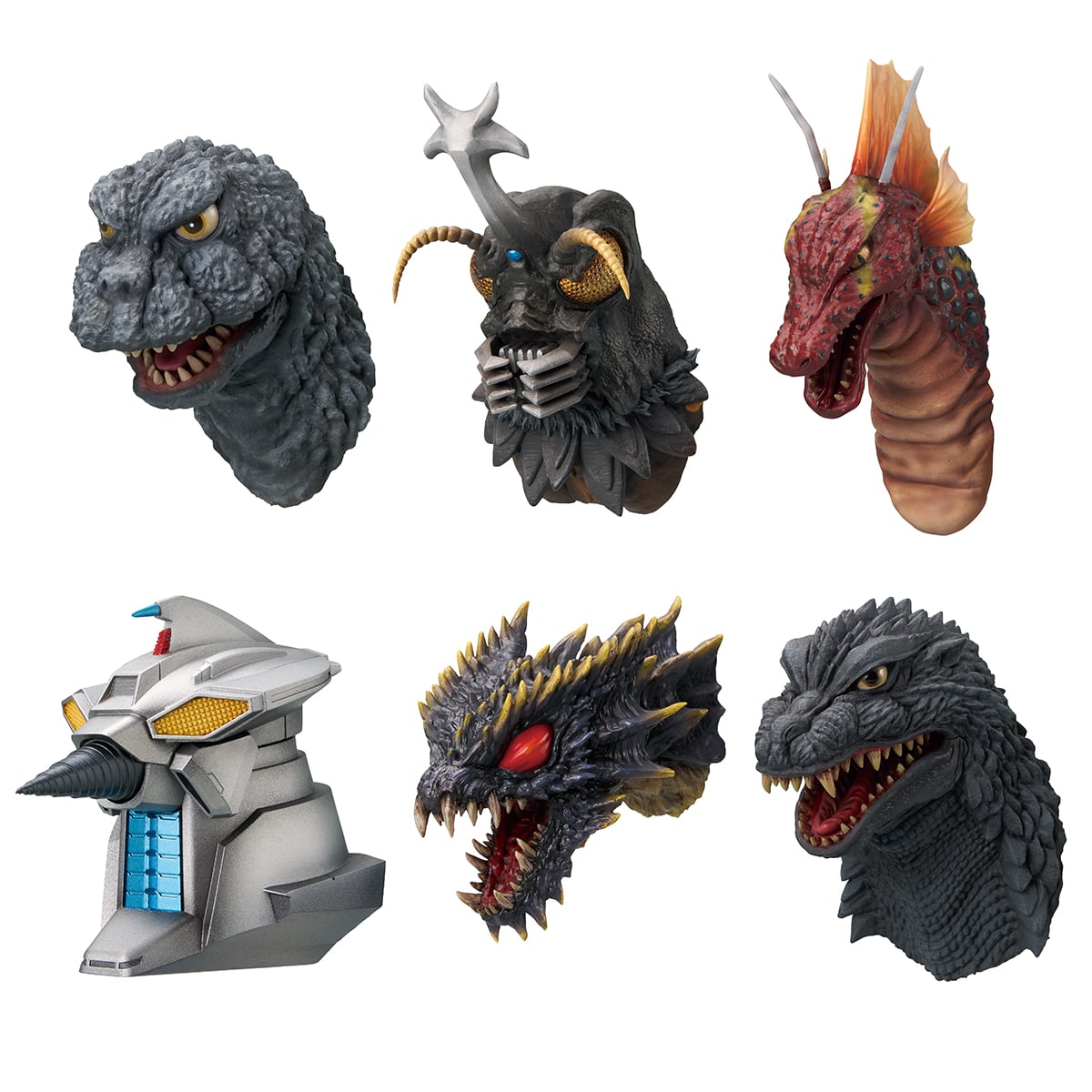 Godzilla Ichibansho Zakka Monster Head Magnet (The Biography of