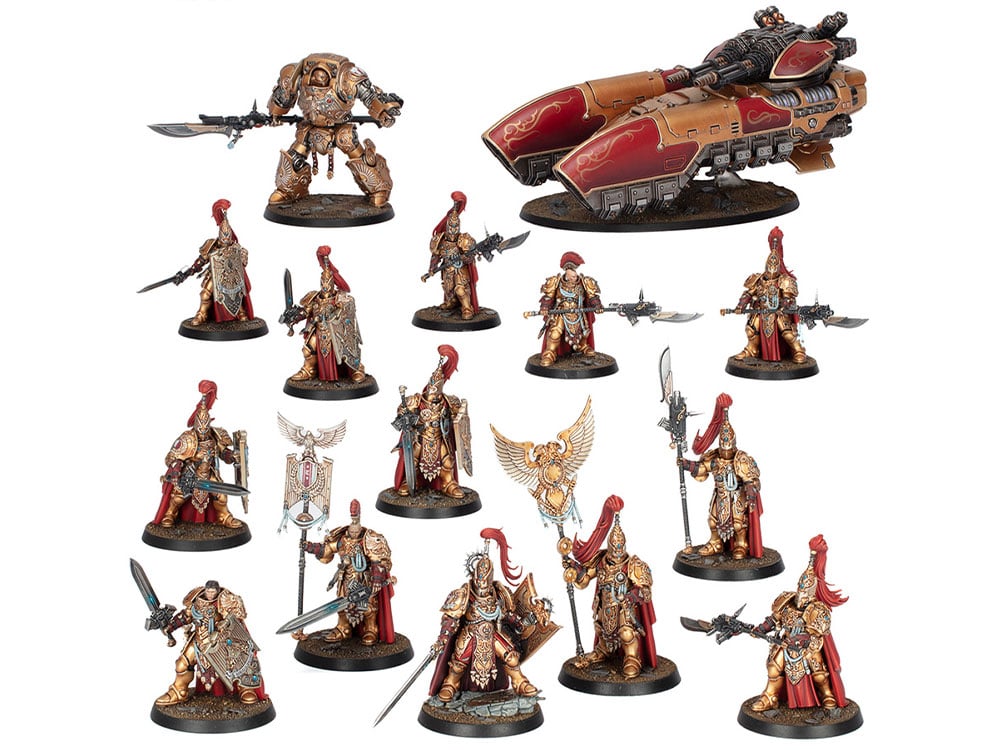 ウォーハンマー　LEGIO CUSTODS BATTLE GROUP Warhammer: The Horus Heresy Legio Custodes Battle Group Miniatures Set