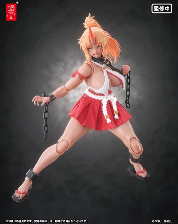 RPGEX-08 Oni Shrine Maiden Second Daughter Momiji 1/12 Scale Action Figure Gallery Image 6