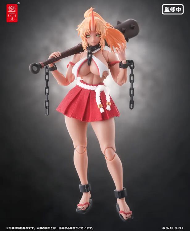 RPGEX-08 Oni Shrine Maiden Second Daughter Momiji 1/12 Scale Action Figure Gallery Image 3