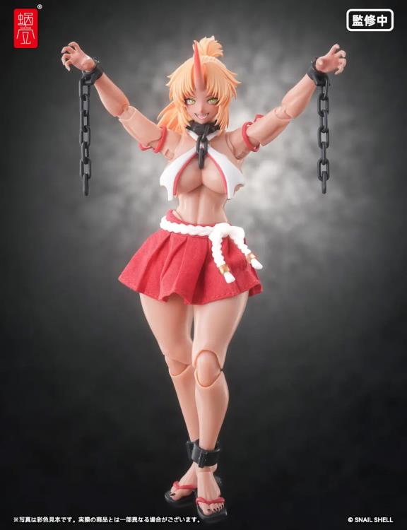 RPGEX-08 Oni Shrine Maiden Second Daughter Momiji 1/12 Scale Action Figure Gallery Image 16