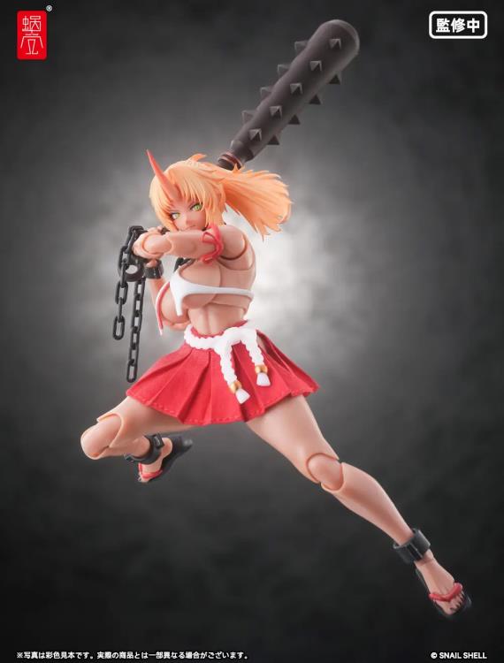 RPGEX-08 Oni Shrine Maiden Second Daughter Momiji 1/12 Scale Action Figure Gallery Image 5