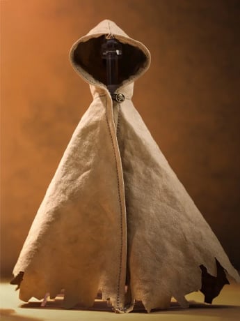 Distressed Hooded Cape (Small Desert Color Ver.) 1/10 Scale Accessory Gallery Image 2