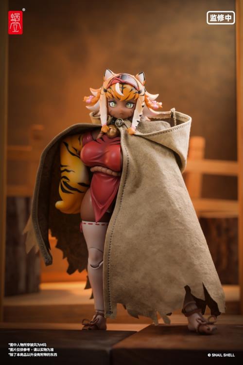 Distressed Hooded Cape (Small Desert Color Ver.) 1/10 Scale Accessory Gallery Image 4