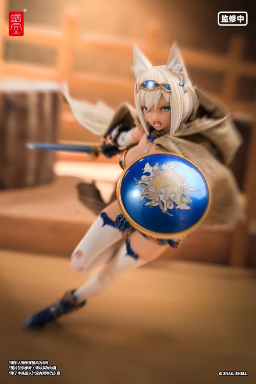 Distressed Hooded Cape (Medium Desert Color Ver.) 1/10 Scale Accessory Gallery Image 9