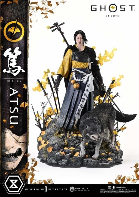 Ghost of Yotei Real Elite Masterline Atsu 1/4 Scale Statue Gallery Image 41
