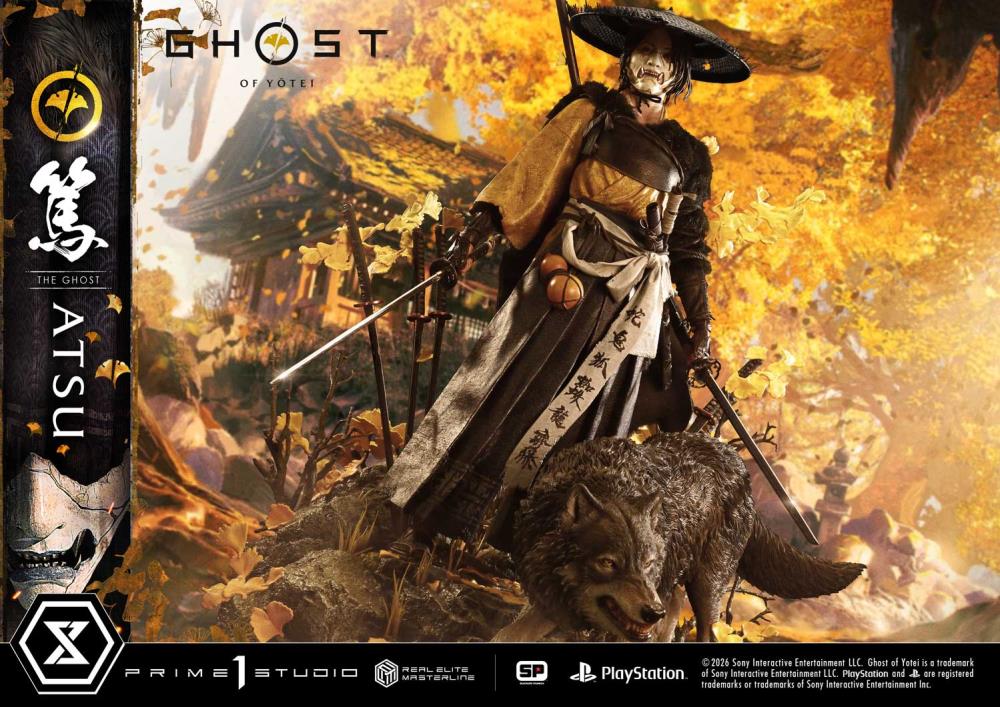 Ghost of Yotei Real Elite Masterline Atsu 1/4 Scale Statue Gallery Image 9
