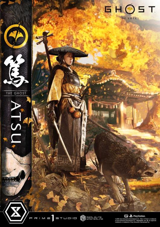 Ghost of Yotei Real Elite Masterline Atsu 1/4 Scale Statue Gallery Image 14