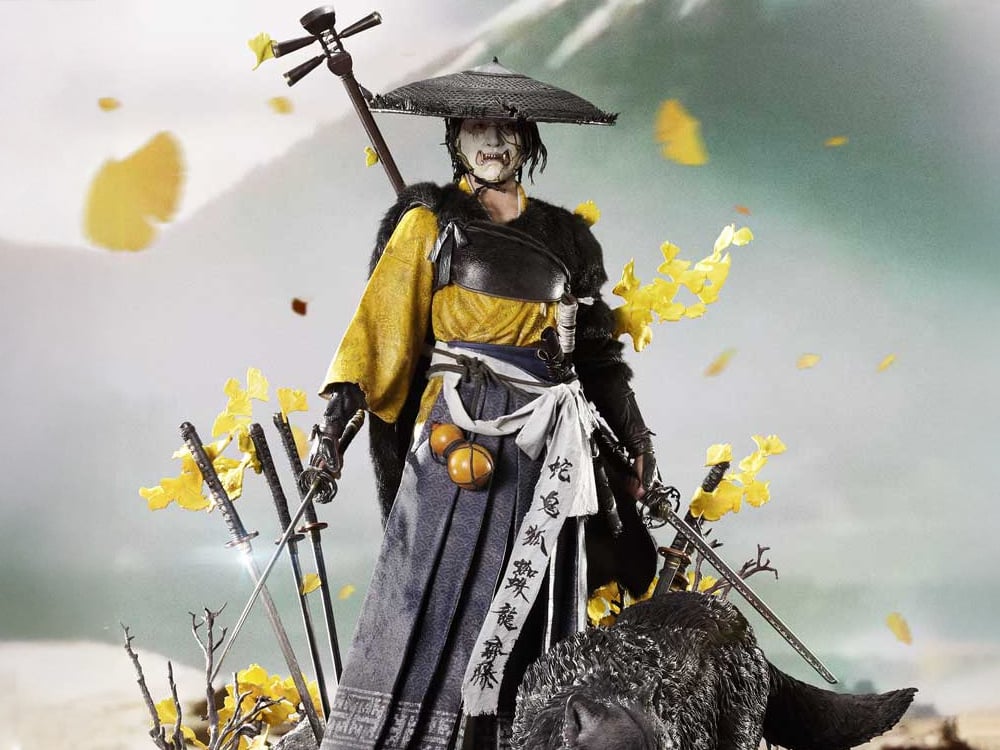 Ghost of Yotei Real Elite Masterline Atsu 1/4 Scale Statue Gallery Image 1