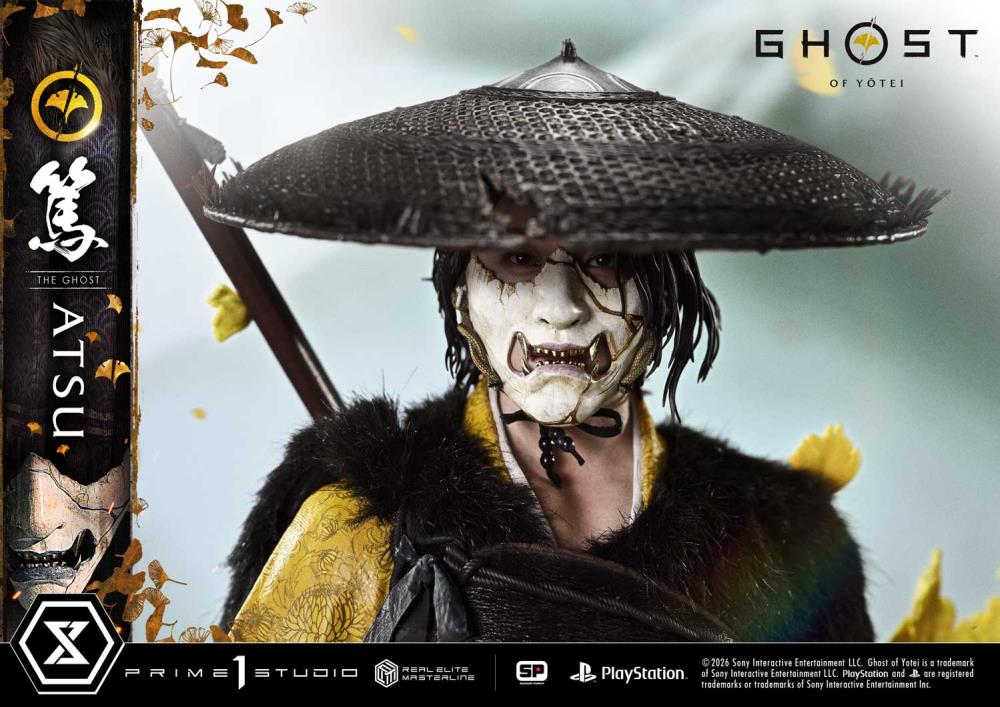 Ghost of Yotei Real Elite Masterline Atsu 1/4 Scale Statue Gallery Image 6