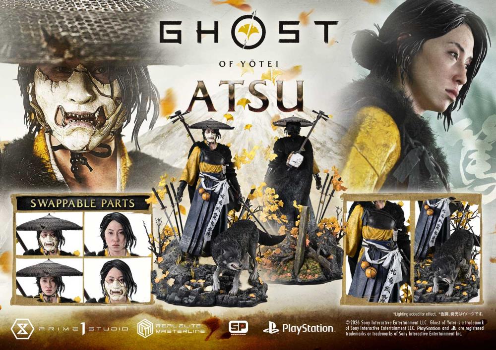 Ghost of Yotei Real Elite Masterline Atsu 1/4 Scale Statue Gallery Image 49