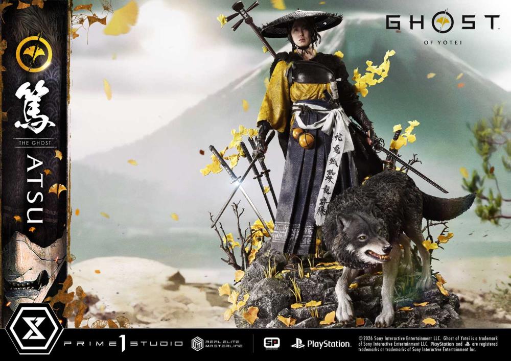 Ghost of Yotei Real Elite Masterline Atsu 1/4 Scale Statue Gallery Image 5