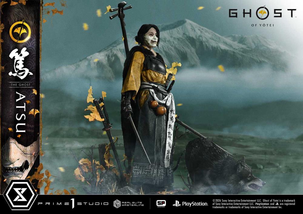 Ghost of Yotei Real Elite Masterline Atsu 1/4 Scale Statue Gallery Image 16
