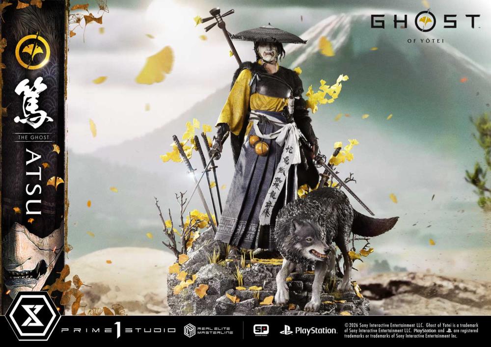Ghost of Yotei Real Elite Masterline Atsu 1/4 Scale Statue Gallery Image 3