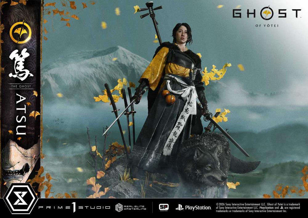 Ghost of Yotei Real Elite Masterline Atsu 1/4 Scale Statue Gallery Image 17