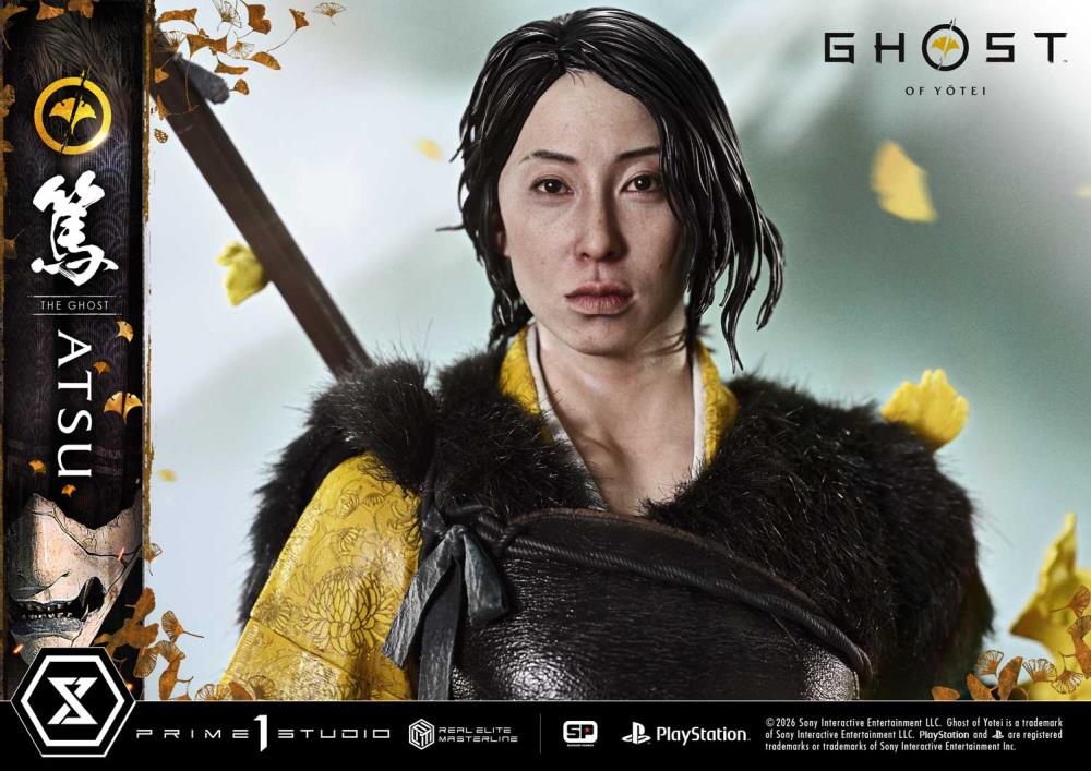 Ghost of Yotei Real Elite Masterline Atsu 1/4 Scale Statue Gallery Image 8