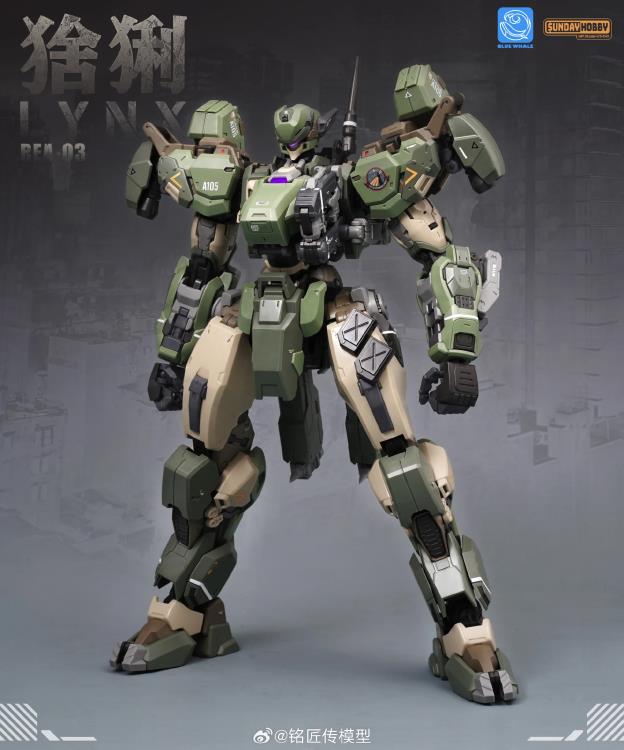 Blue Whale REA-03 Lynx Mecha 1/100 Scale Model Kit Gallery Image 12