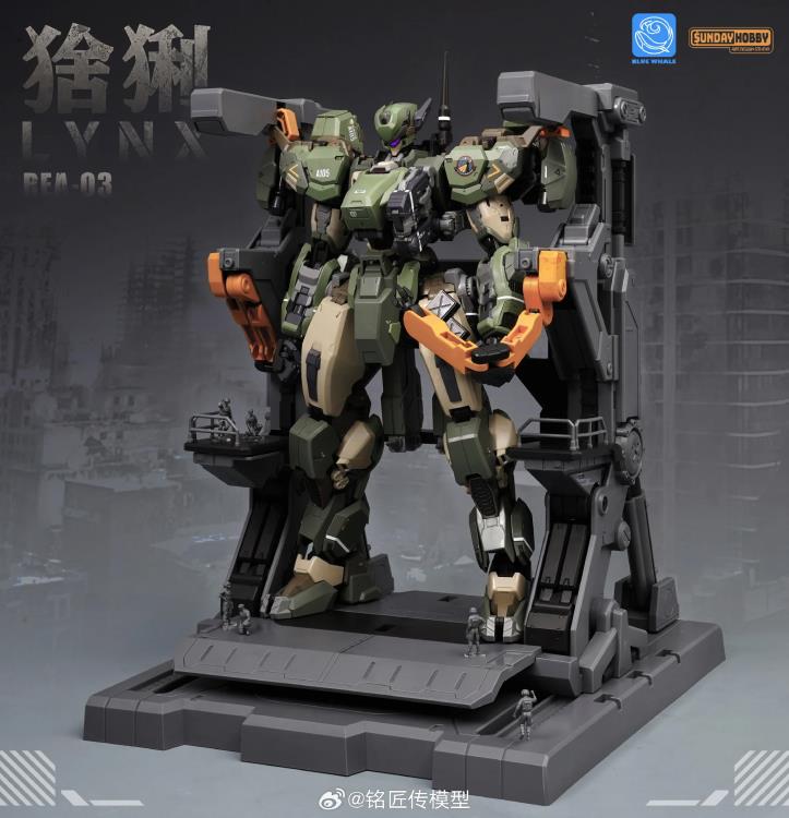 Blue Whale REA-03 Lynx Mecha 1/100 Scale Model Kit Gallery Image 4