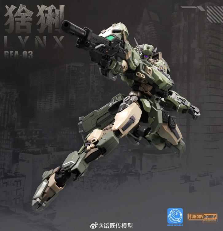Blue Whale REA-03 Lynx Mecha 1/100 Scale Model Kit Gallery Image 5