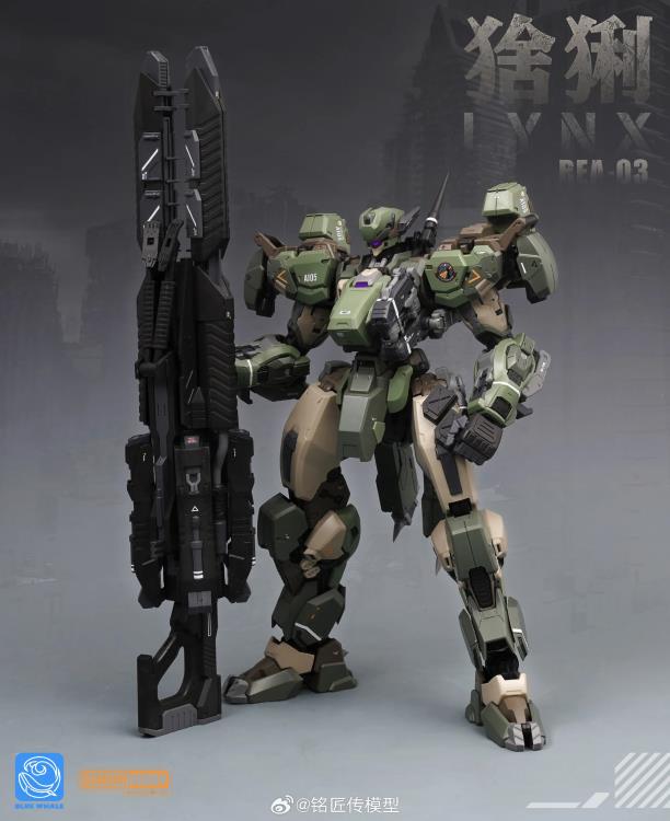 Blue Whale REA-03 Lynx Mecha 1/100 Scale Model Kit Gallery Image 6