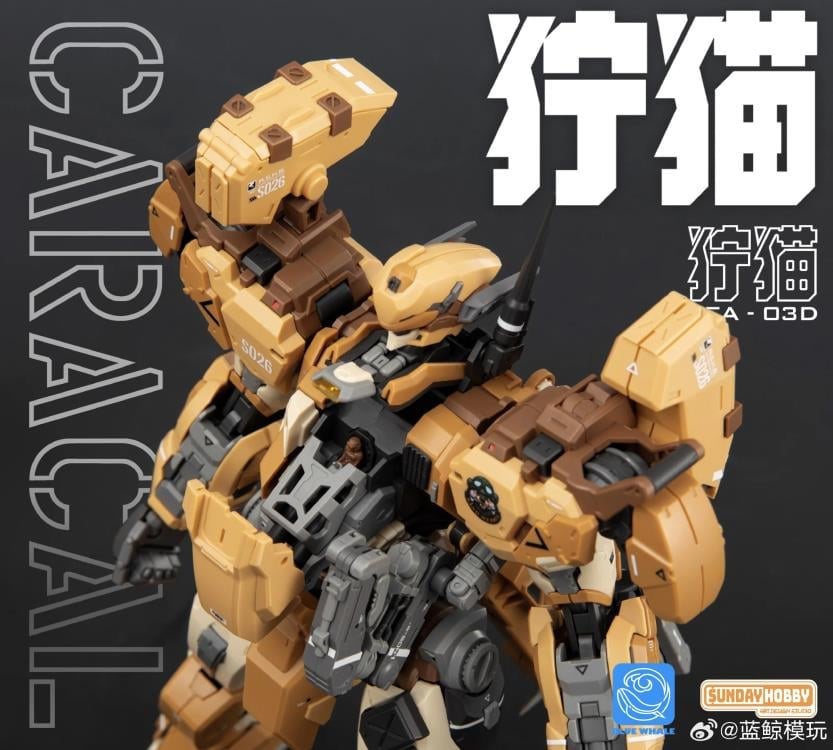 Blue Whale REA-03D Caracal Desert Tactics Mecha 1/100 Scale Model Kit Gallery Image 20