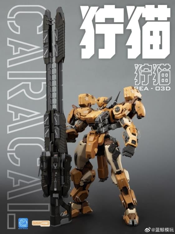 Blue Whale REA-03D Caracal Desert Tactics Mecha 1/100 Scale Model Kit Gallery Image 19