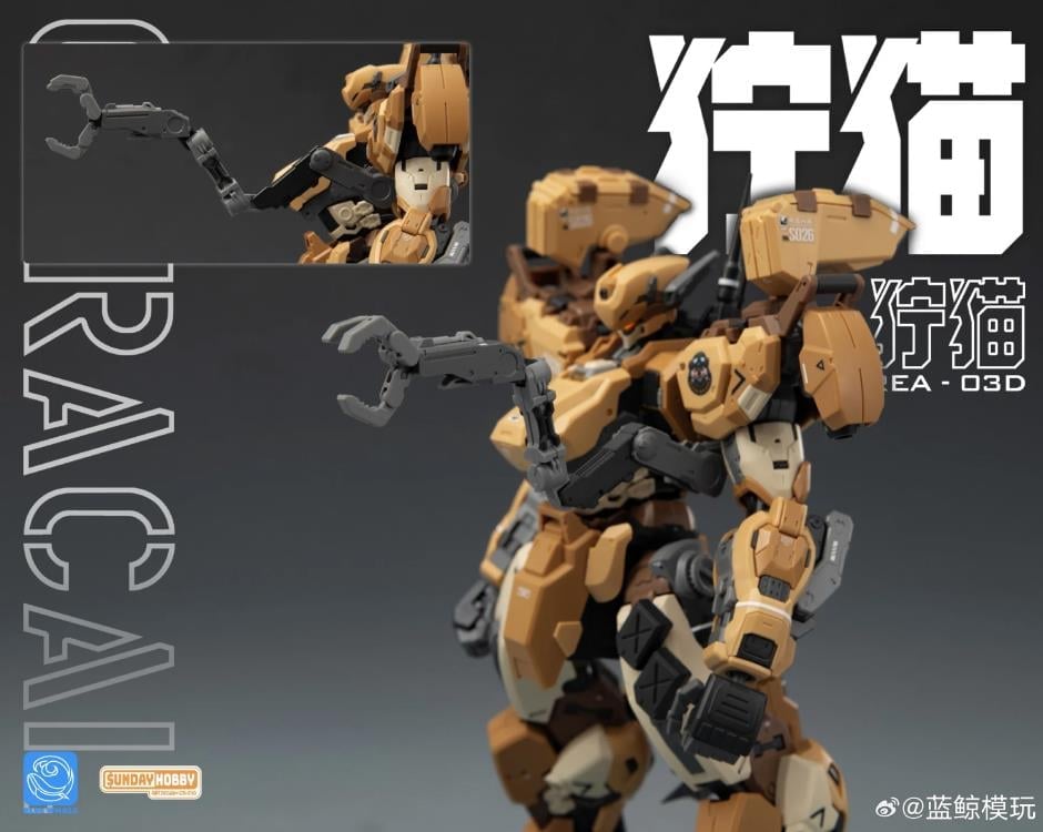 Blue Whale REA-03D Caracal Desert Tactics Mecha 1/100 Scale Model Kit Gallery Image 14