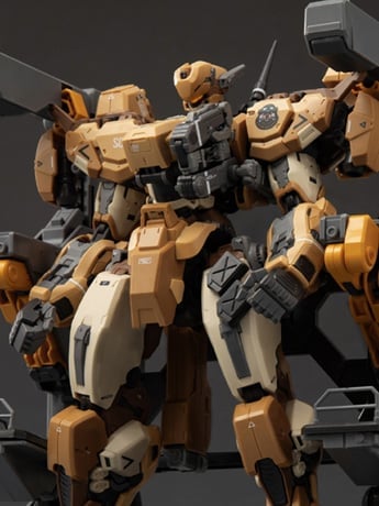 Blue Whale REA-03D Caracal Desert Tactics Mecha 1/100 Scale Model Kit Gallery Image 2