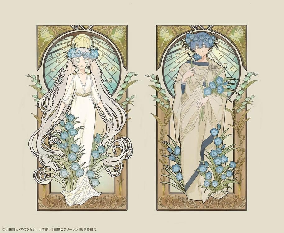 Frieren: Beyond Journey's End Frieren & Himmel (Art Nouveau Style) 1/7 Scale Figure Set Gallery Image 12