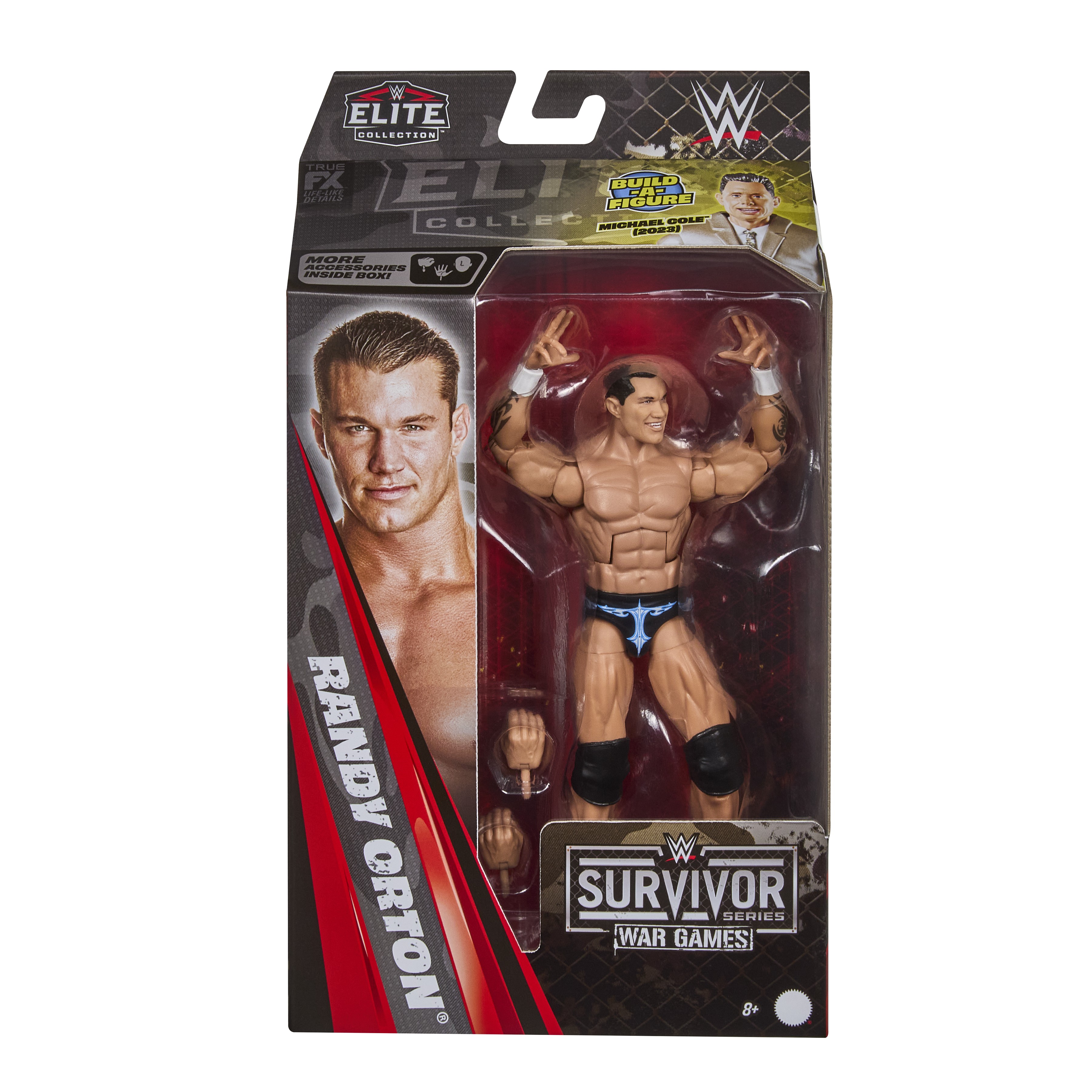 WWE Survivor Series Elite Collection Randy Orton (Michael Cole BAF) Gallery Image 8