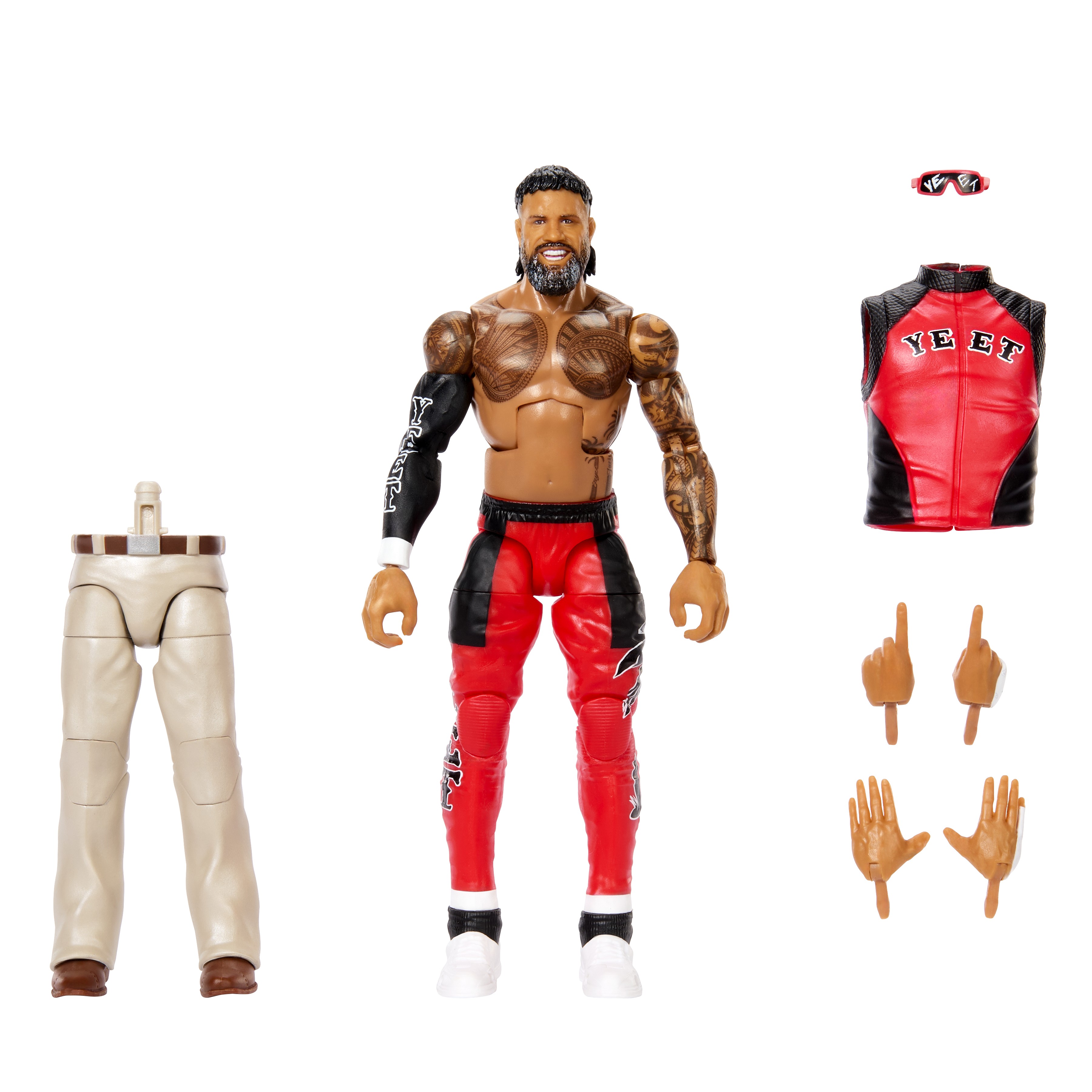 WWE Survivor Series Elite Collection Jey Uso (Michael Cole BAF) Gallery Image 7