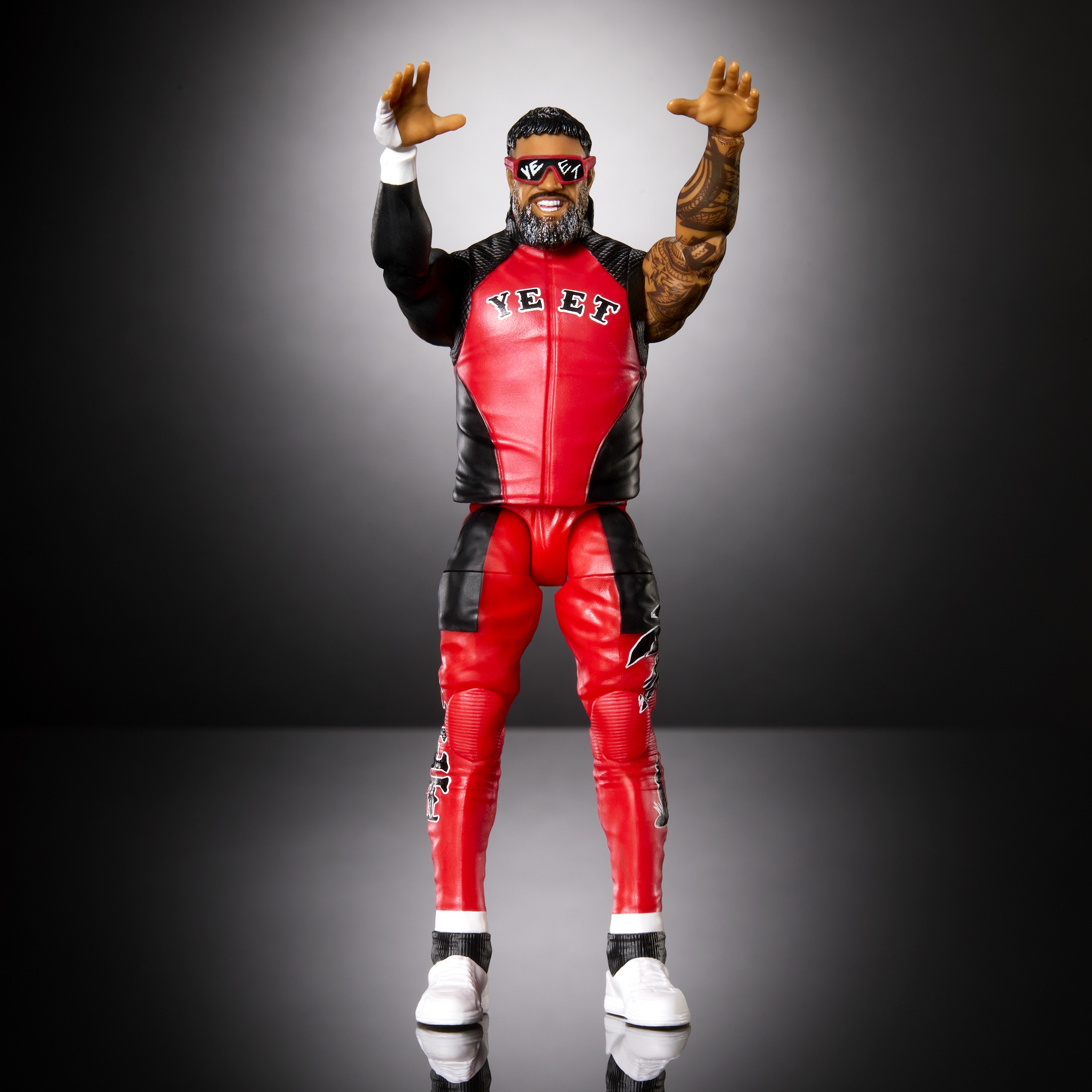 WWE Survivor Series Elite Collection Jey Uso (Michael Cole BAF) Gallery Image 3