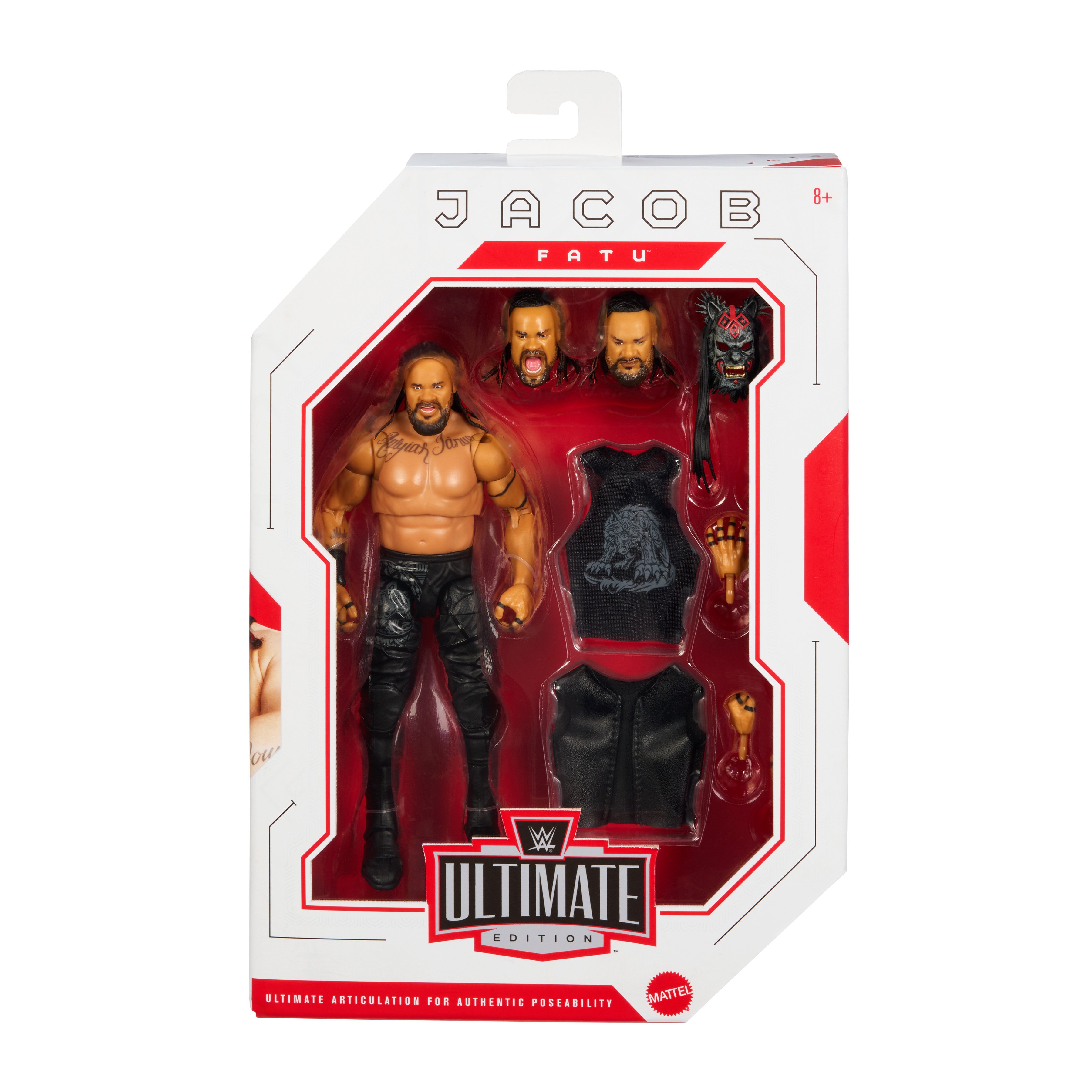 WWE Ultimate Edition 32 Jacob Fatu Action Figure Gallery Image 8