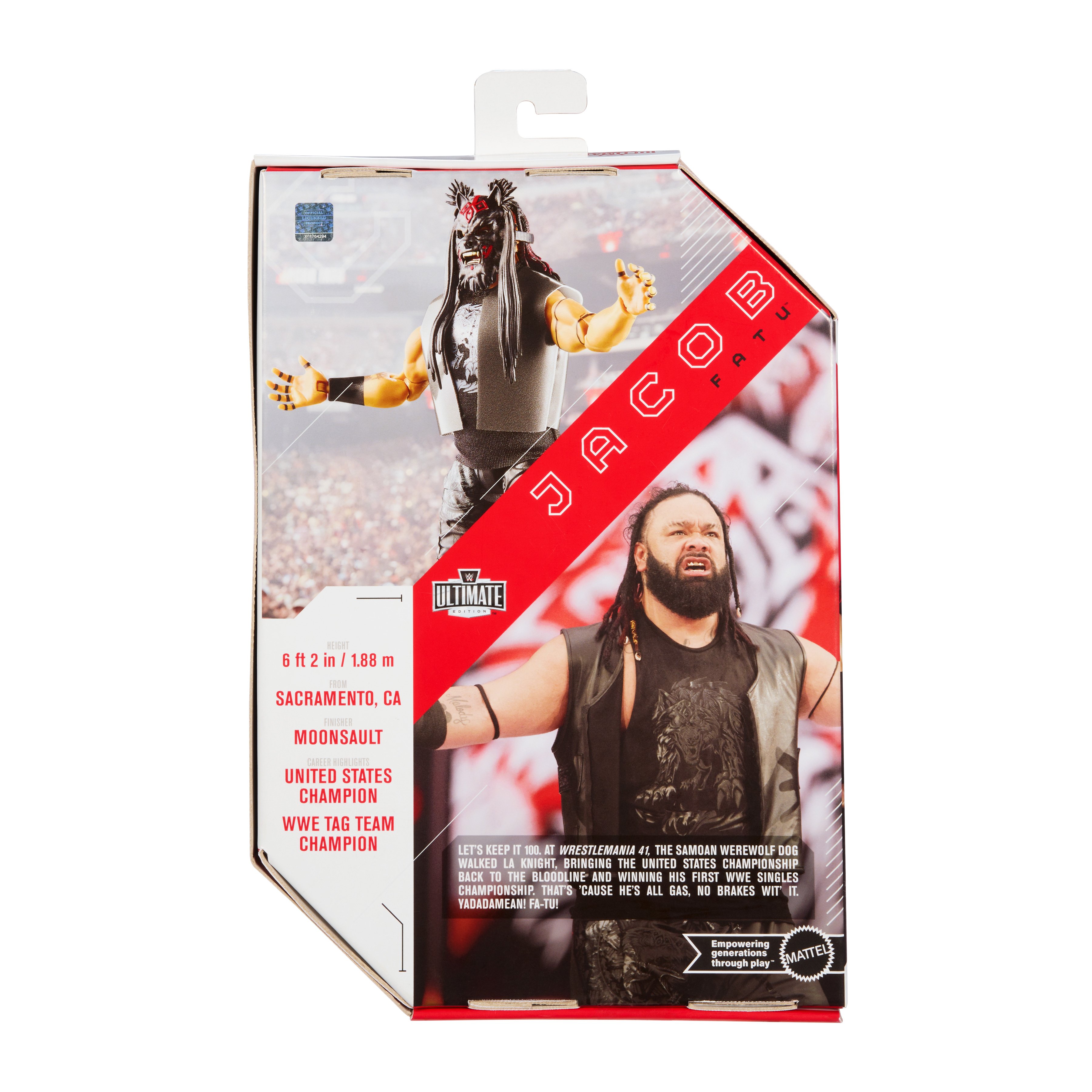 WWE Ultimate Edition 32 Jacob Fatu Action Figure Gallery Image 9