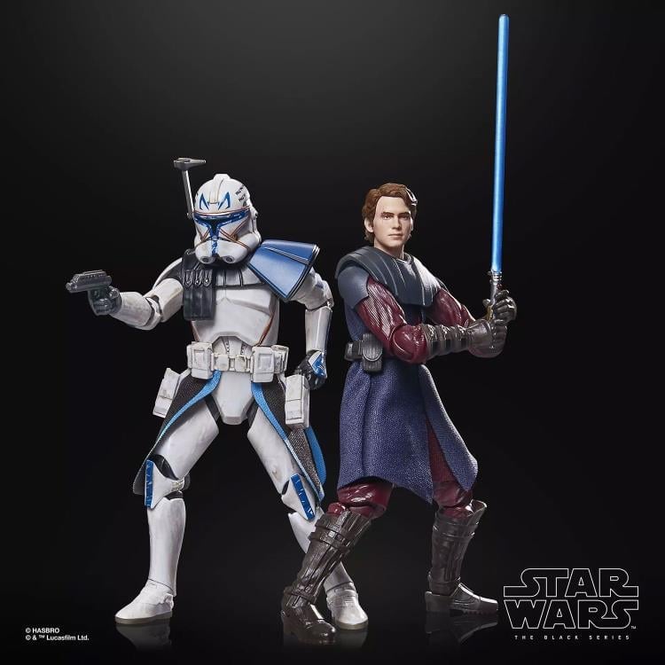 Star Wars: The Black Series Clones of the Republic Anakin Skywalker & Clone Captain Rex Action Figure Two-Pack Gallery Image 4