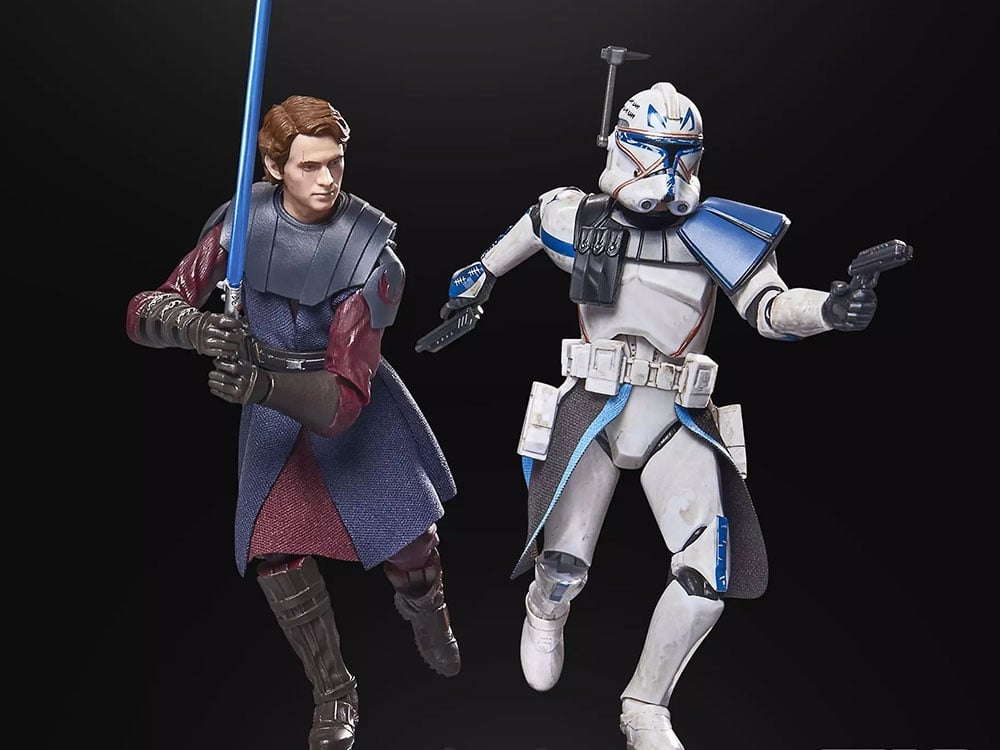 Star Wars: The Black Series Clones of the Republic Anakin Skywalker & Clone Captain Rex Action Figure Two-Pack Gallery Image 1