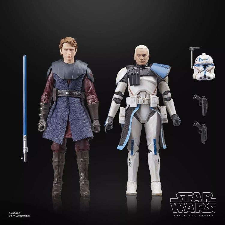 Star Wars: The Black Series Clones of the Republic Anakin Skywalker & Clone Captain Rex Action Figure Two-Pack Gallery Image 16