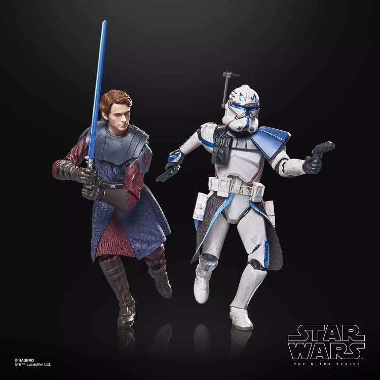 Star Wars: The Black Series Clones of the Republic Anakin Skywalker & Clone Captain Rex Action Figure Two-Pack Gallery Image 3