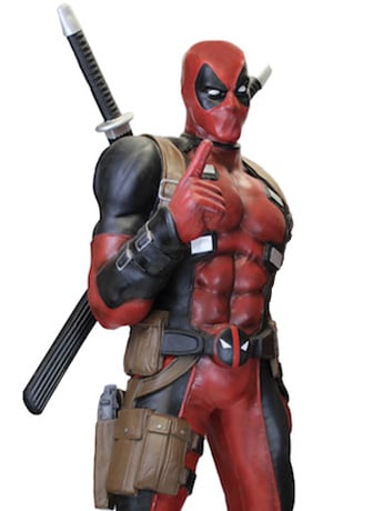 Marvel Classics Deadpool Life-Size Foam Figure Gallery Image 2